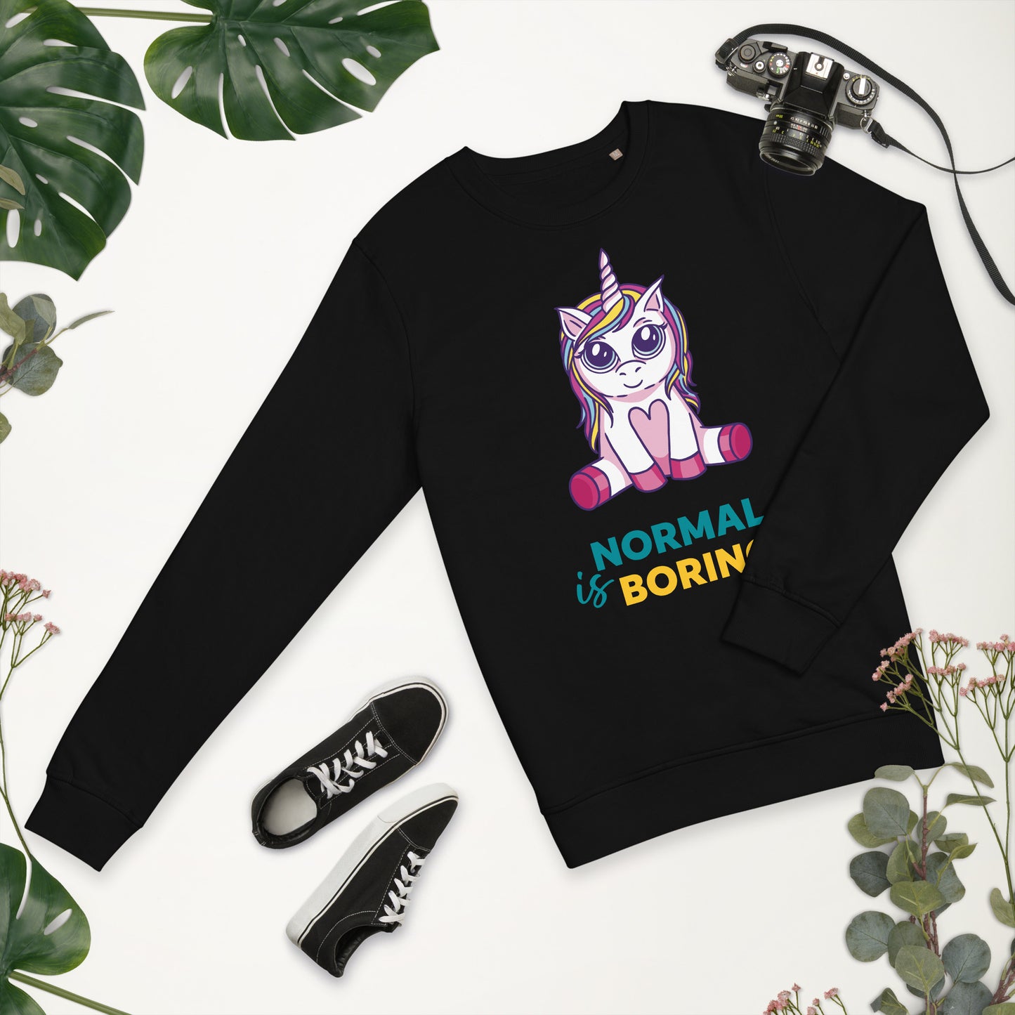 Unisex Unicorn organic sweatshirt