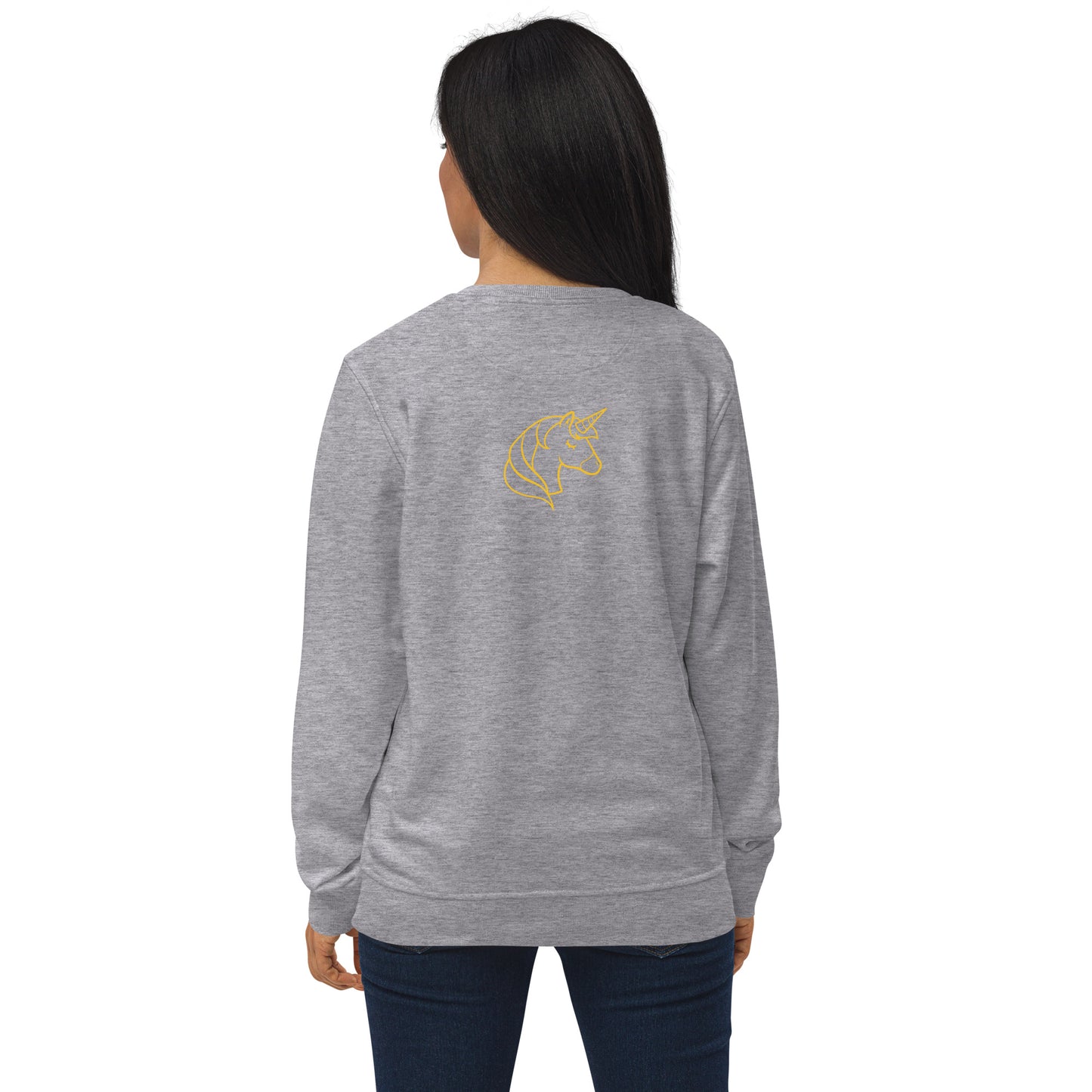 Unisex Unicorn organic sweatshirt