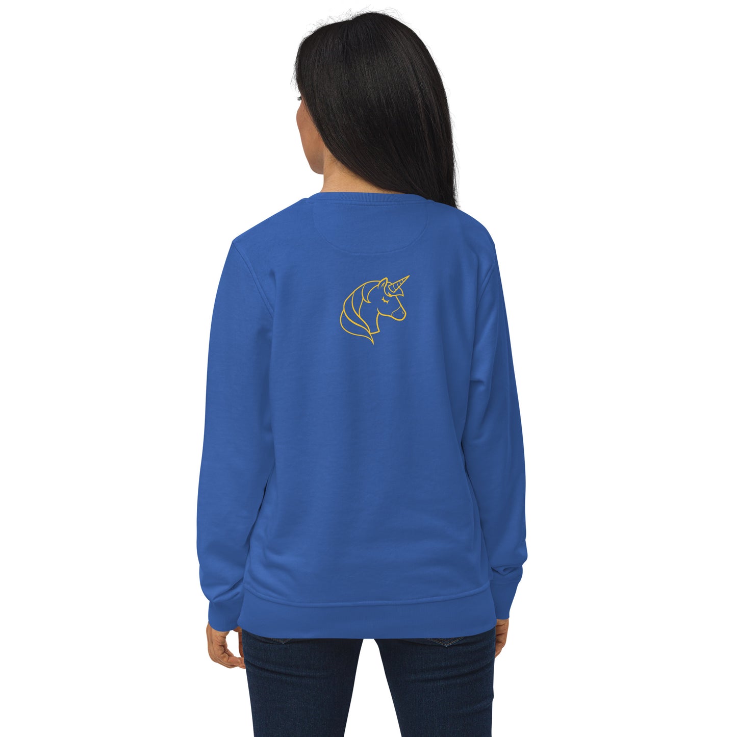 Unisex Unicorn organic sweatshirt