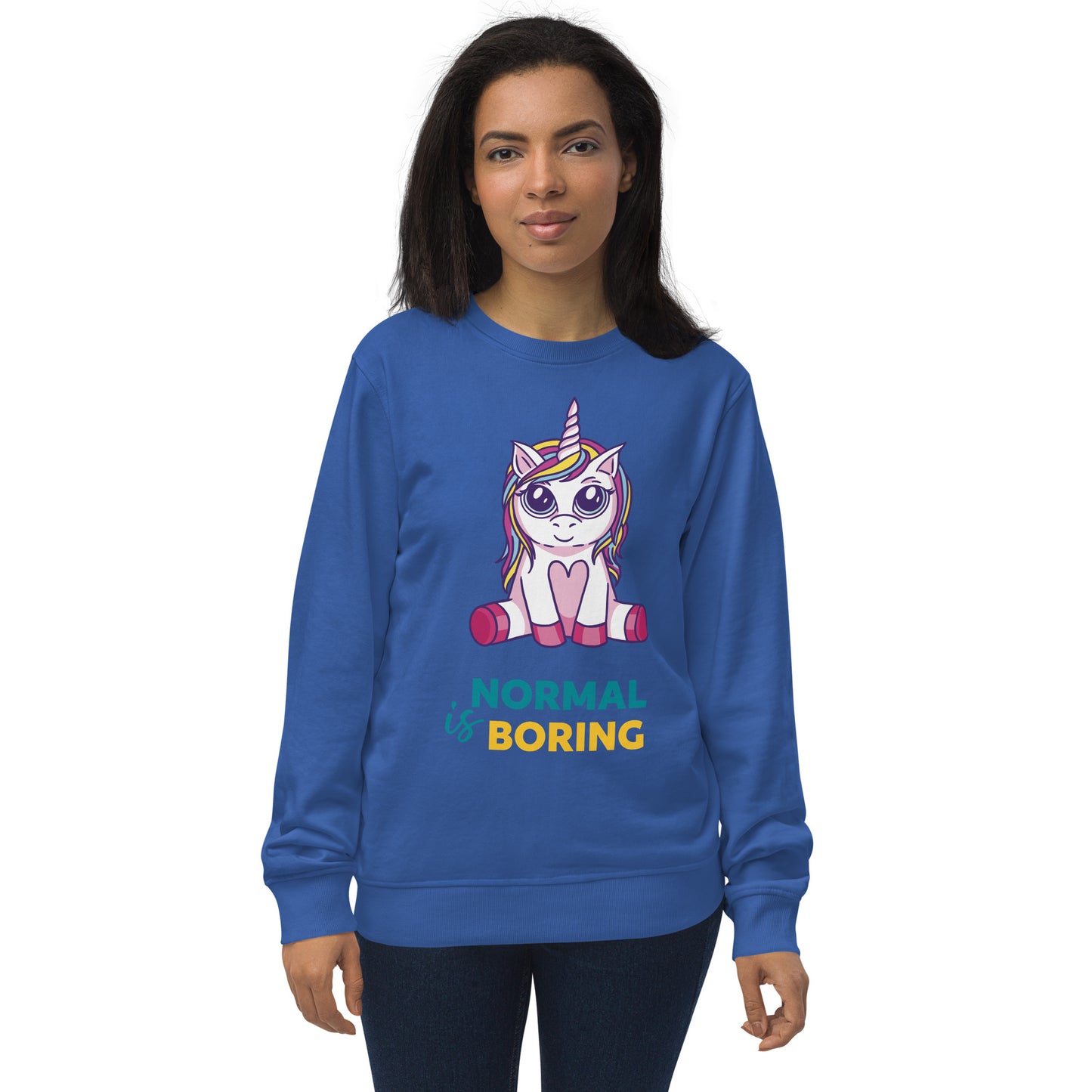 Unisex Unicorn organic sweatshirt