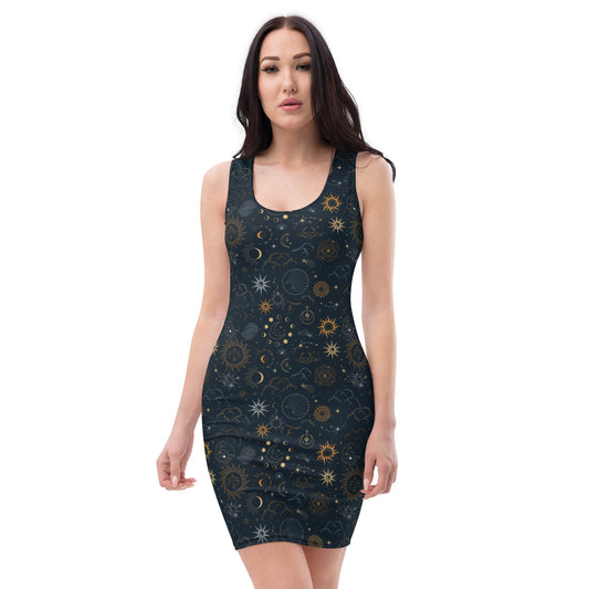 Astrology Bodycon dress