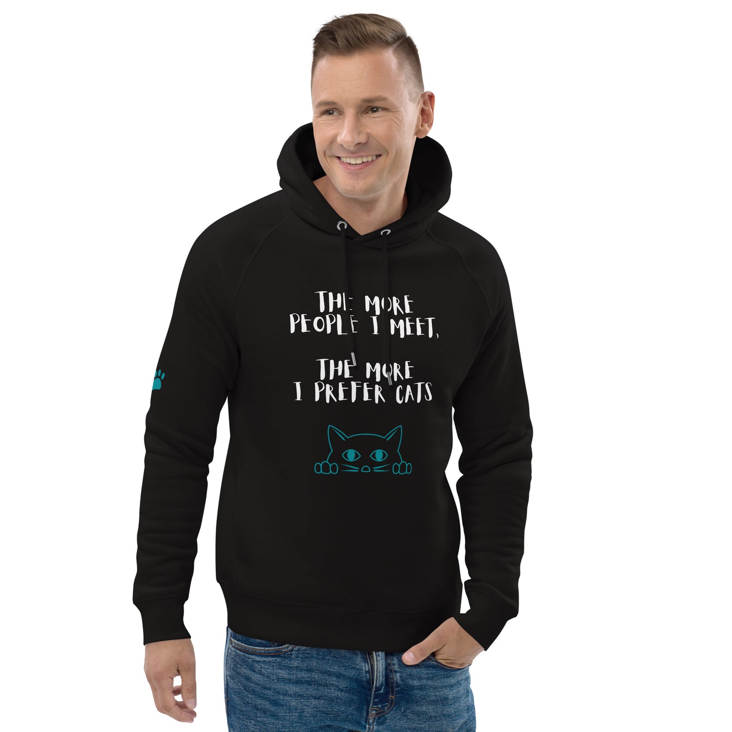 Unisex Cat People pullover hoodie