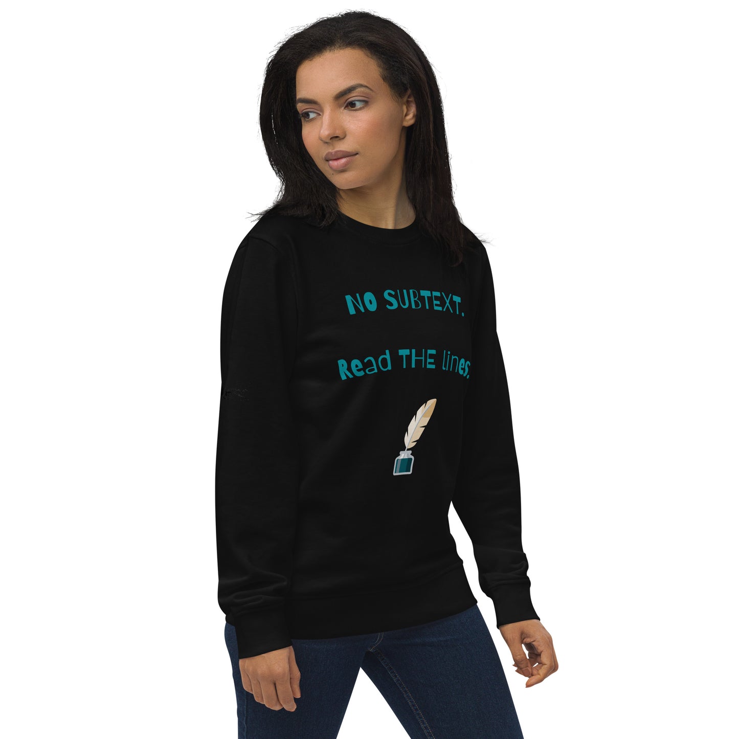 Unisex No Subtext organic sweatshirt