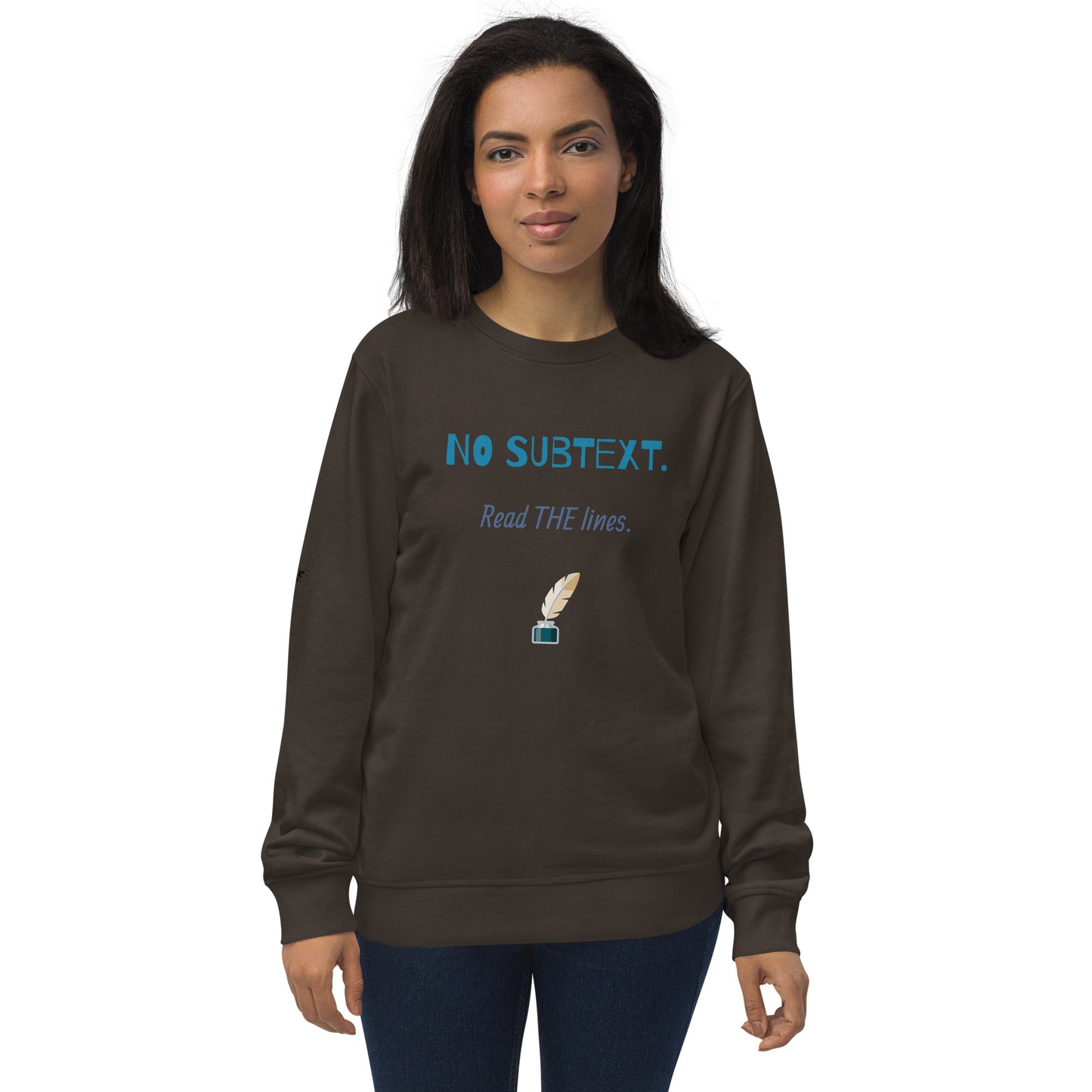 Unisex No Subtext organic sweatshirt