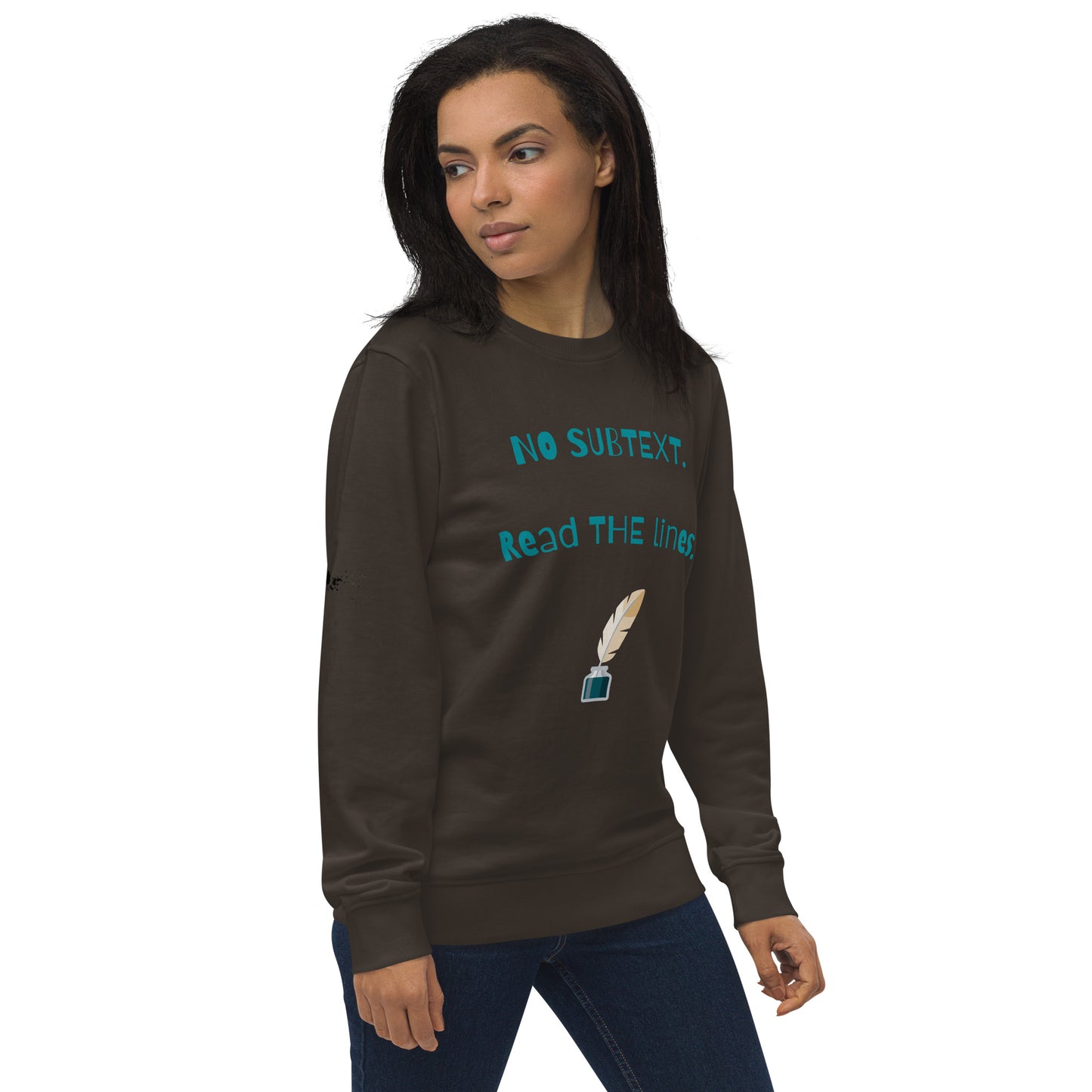 Unisex No Subtext organic sweatshirt