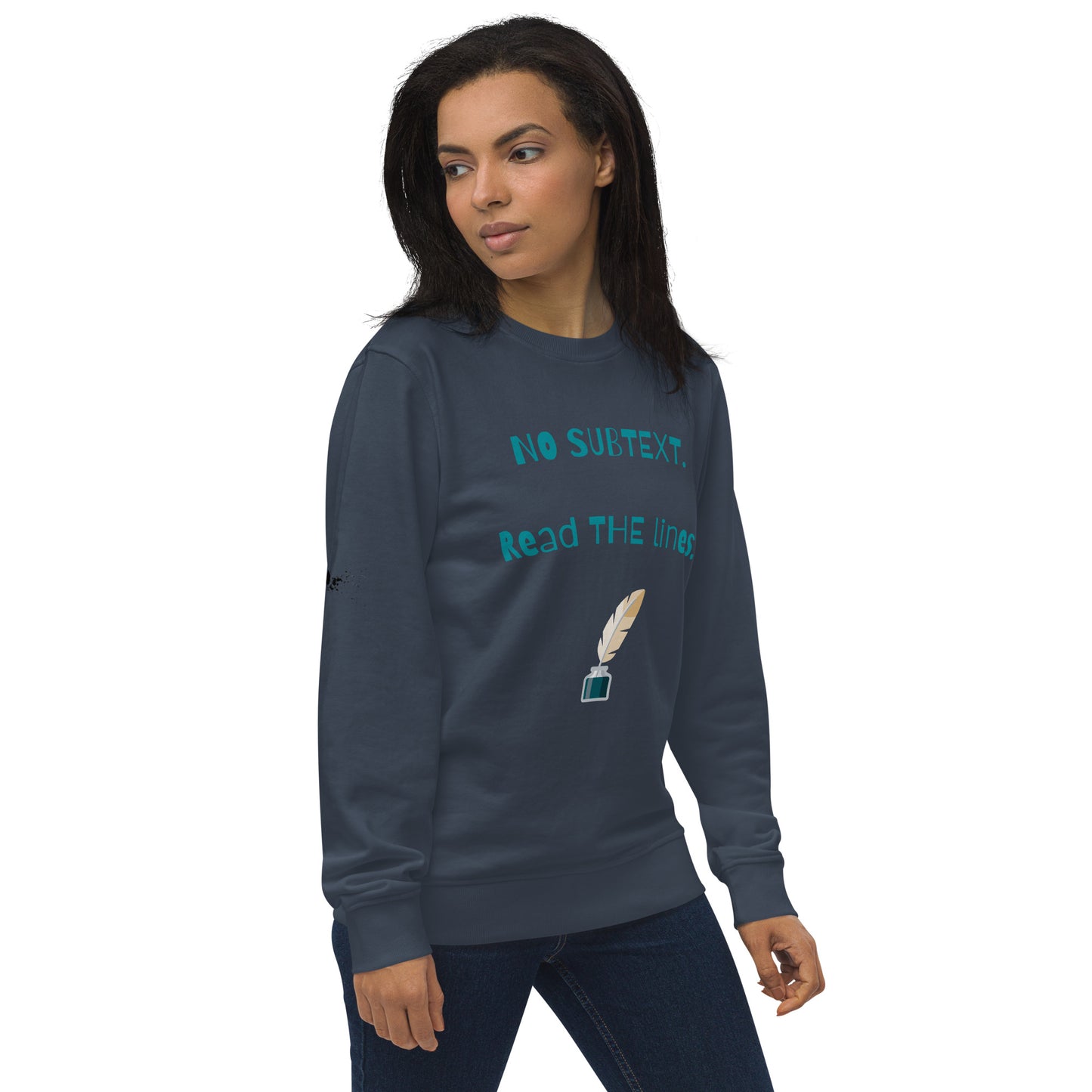 Unisex No Subtext organic sweatshirt