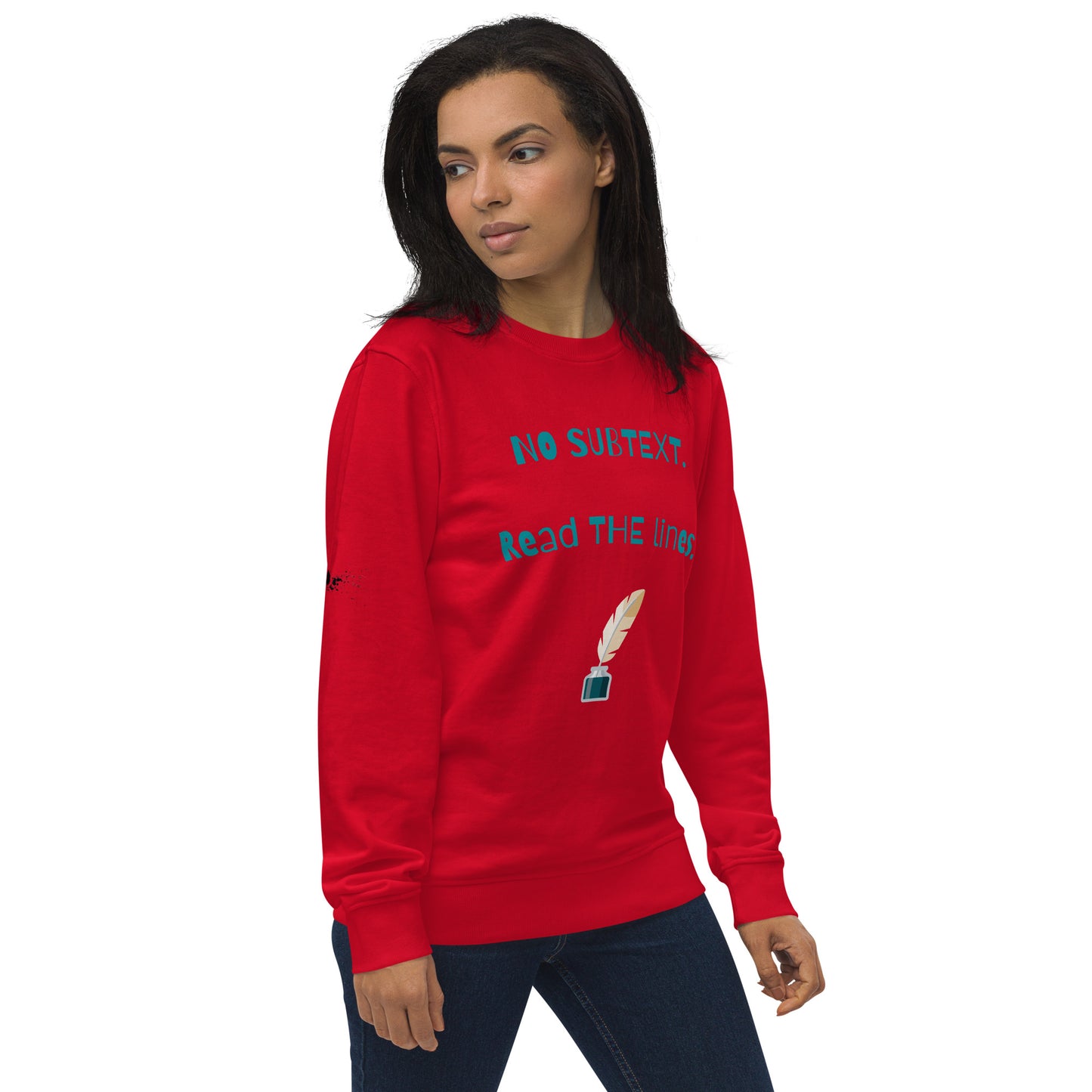 Unisex No Subtext organic sweatshirt