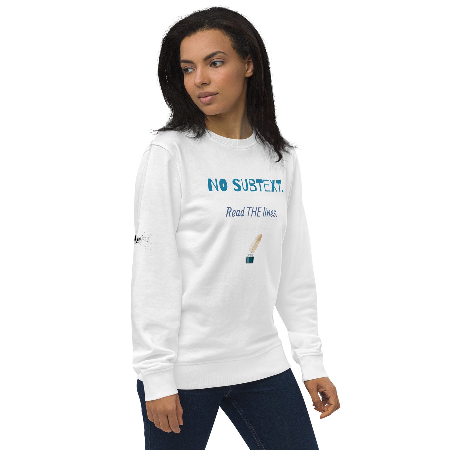 Unisex No Subtext organic sweatshirt