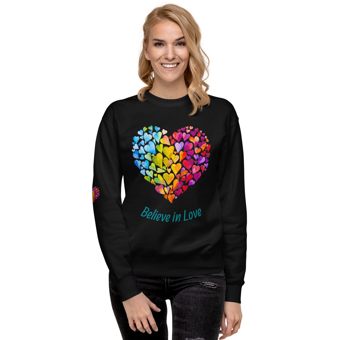 Unisex Love Rainbow Premium Sweatshirt