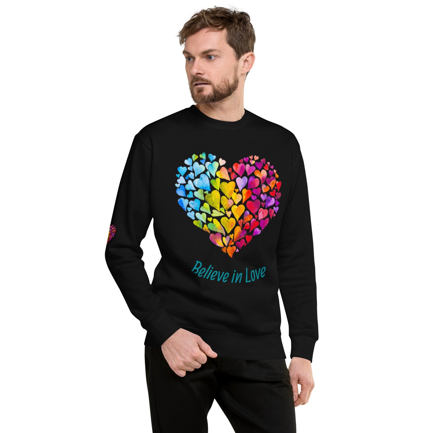 Unisex Love Rainbow Premium Sweatshirt