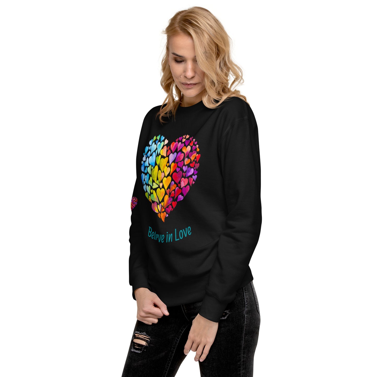 Unisex Love Rainbow Premium Sweatshirt