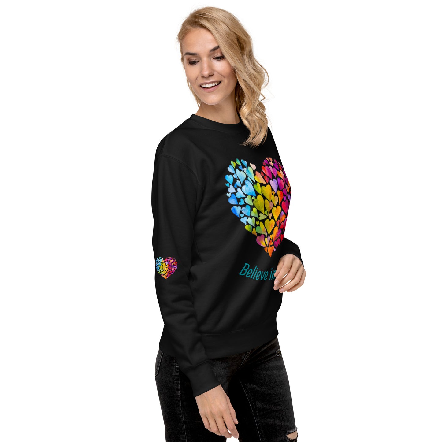 Unisex Love Rainbow Premium Sweatshirt