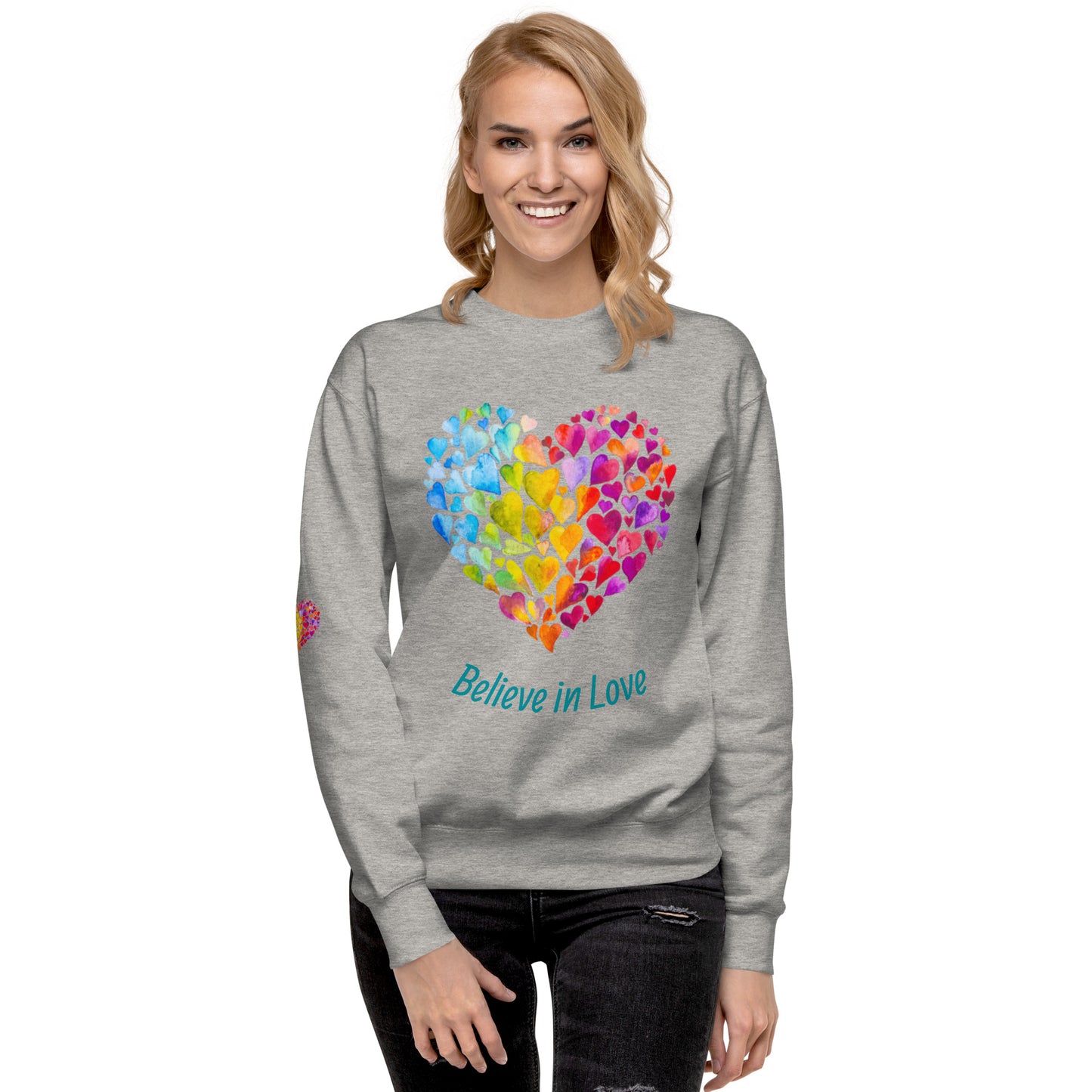 Unisex Love Rainbow Premium Sweatshirt