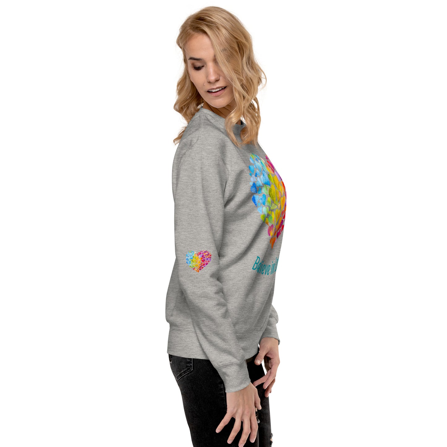 Unisex Love Rainbow Premium Sweatshirt