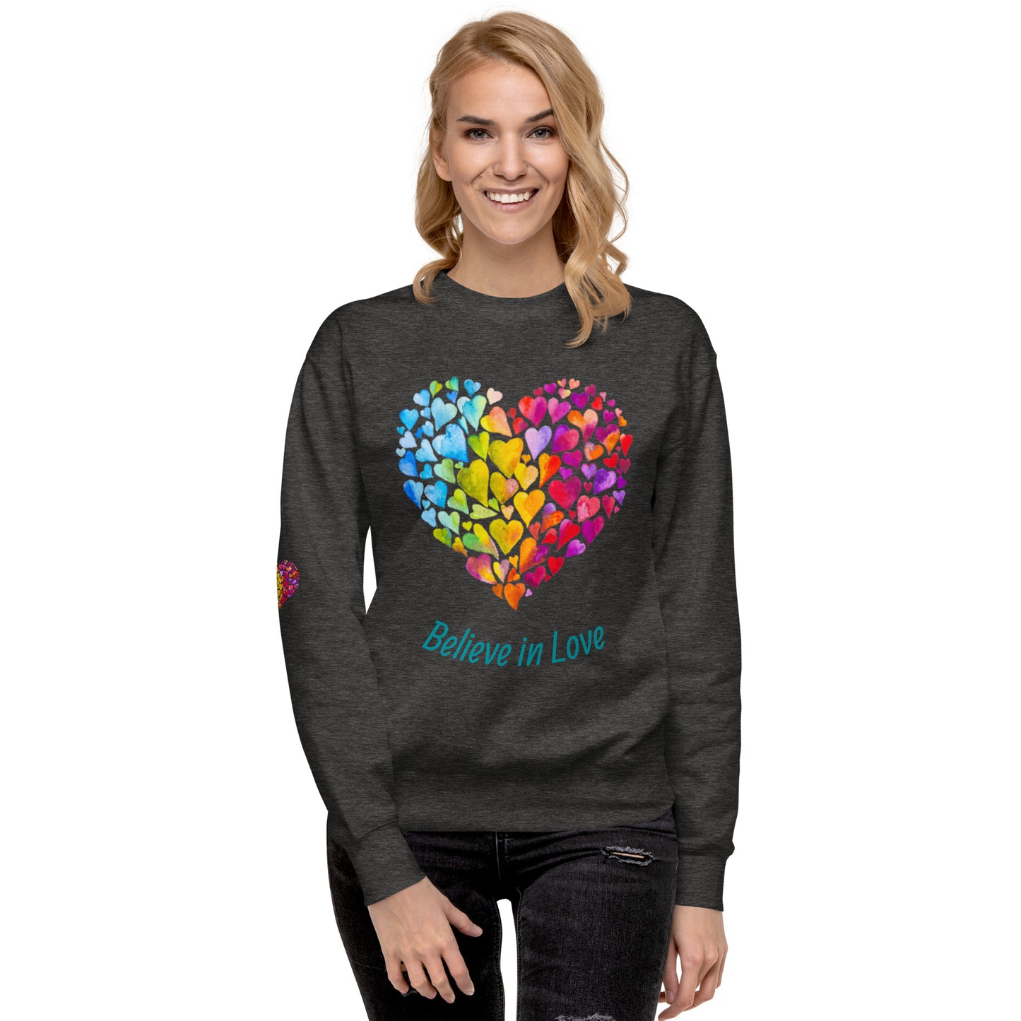 Unisex Love Rainbow Premium Sweatshirt