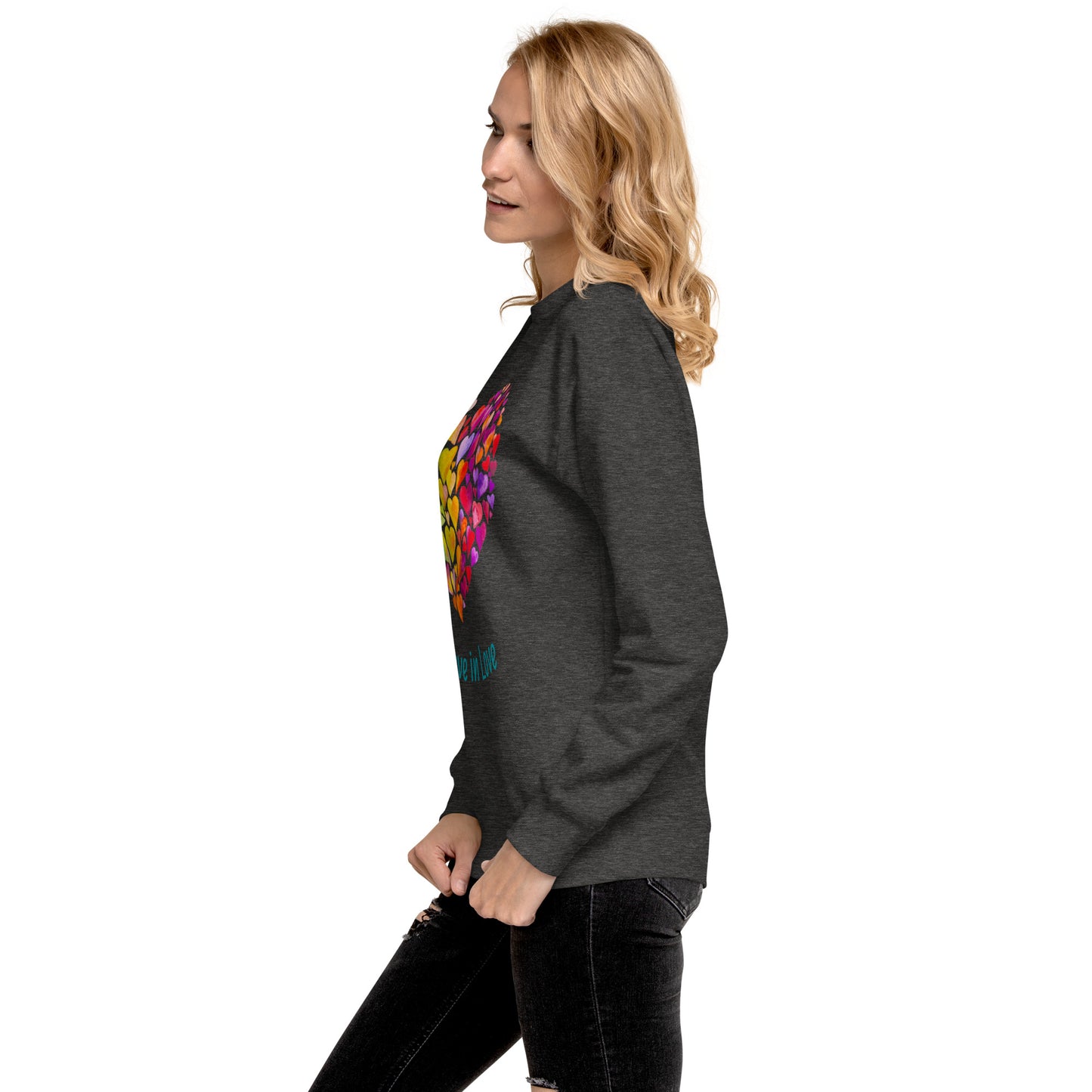 Unisex Love Rainbow Premium Sweatshirt