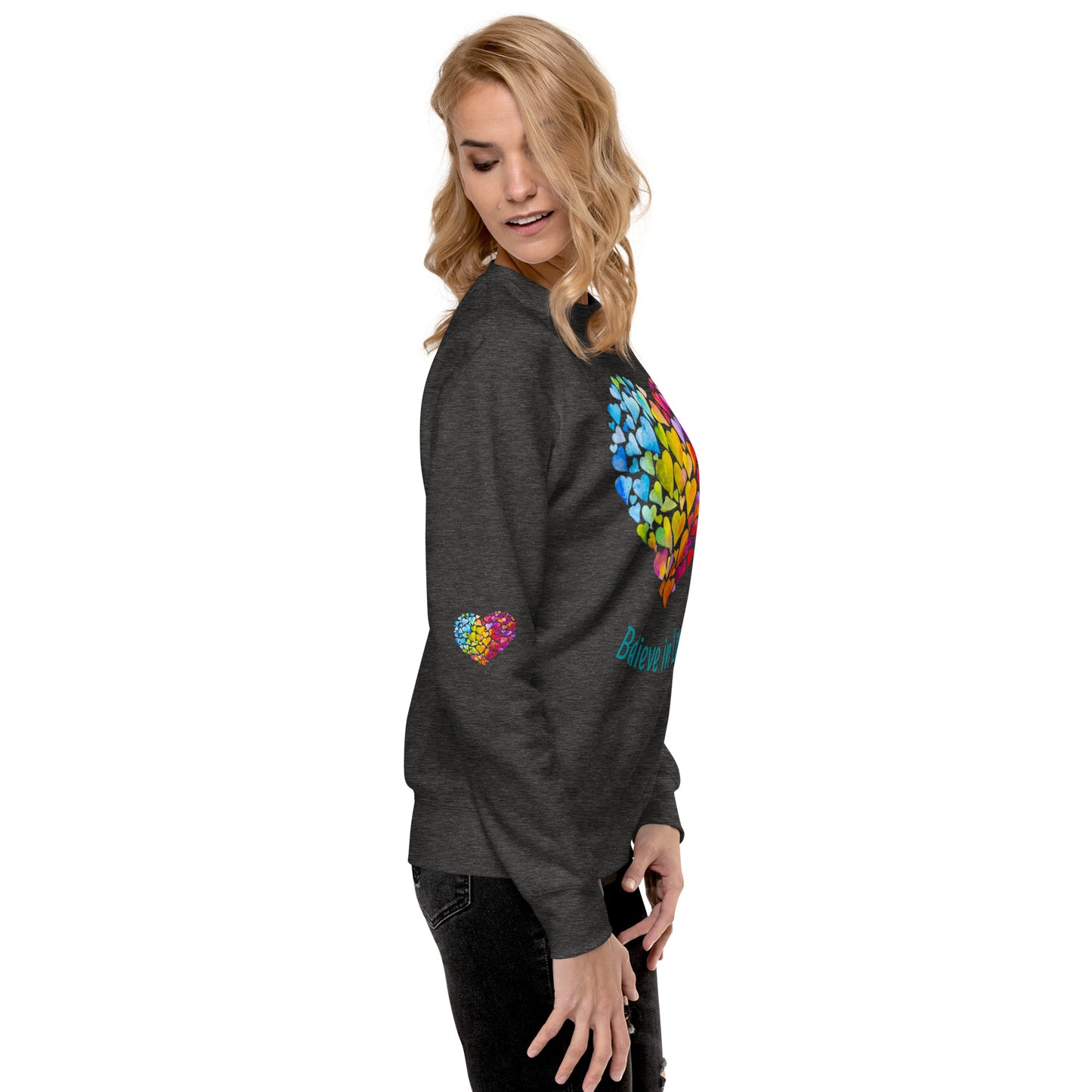 Unisex Love Rainbow Premium Sweatshirt