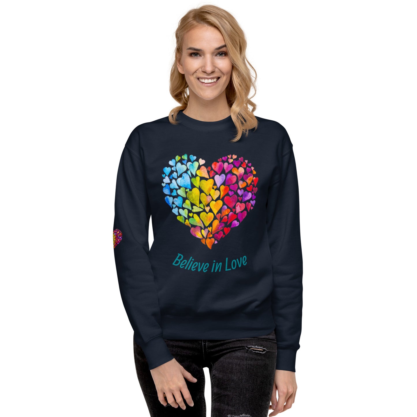 Unisex Love Rainbow Premium Sweatshirt