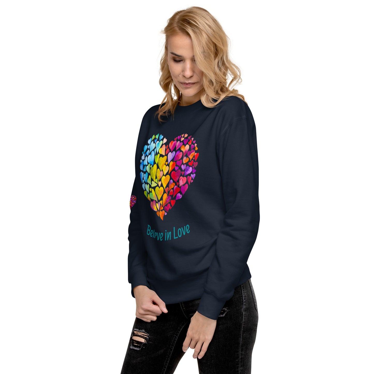 Unisex Love Rainbow Premium Sweatshirt