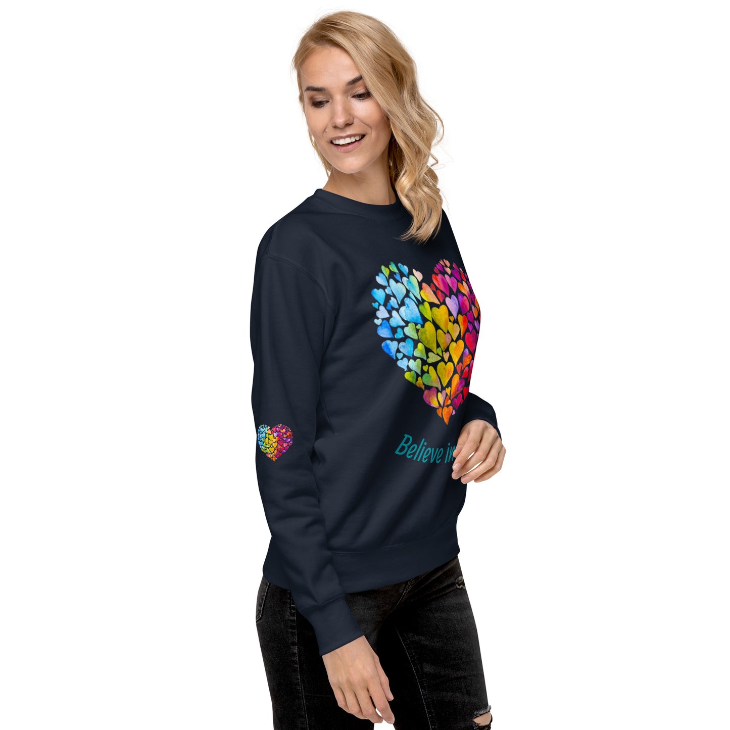 Unisex Love Rainbow Premium Sweatshirt