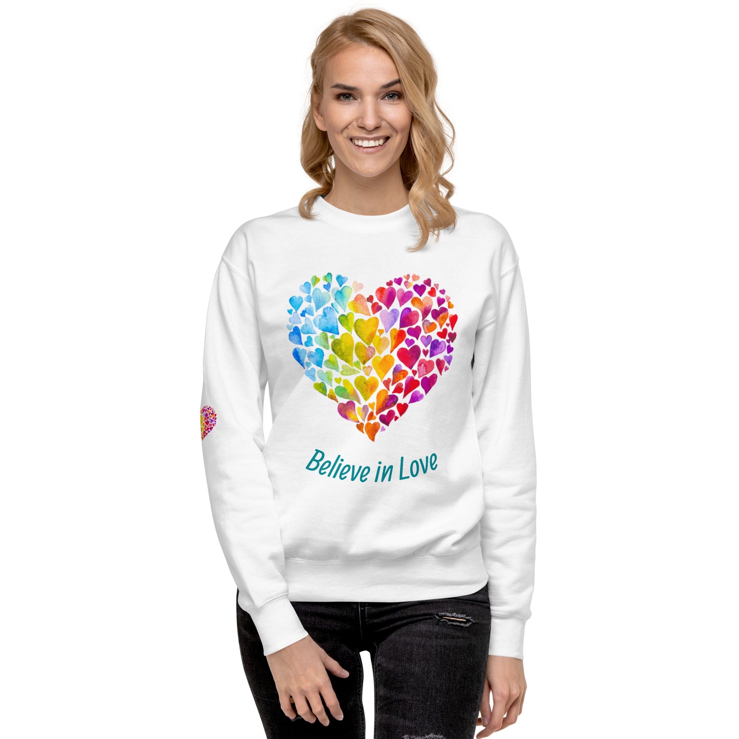 Unisex Love Rainbow Premium Sweatshirt