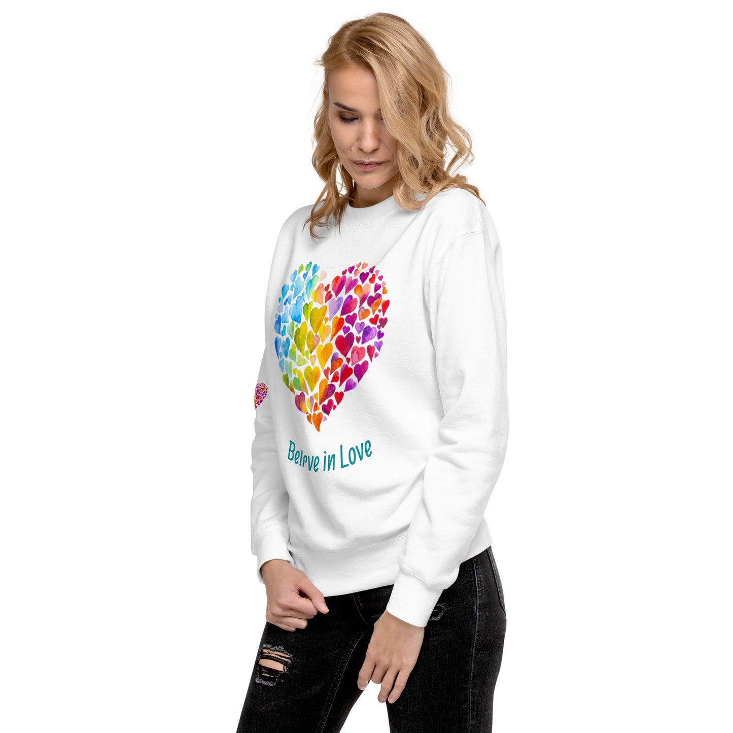 Unisex Love Rainbow Premium Sweatshirt