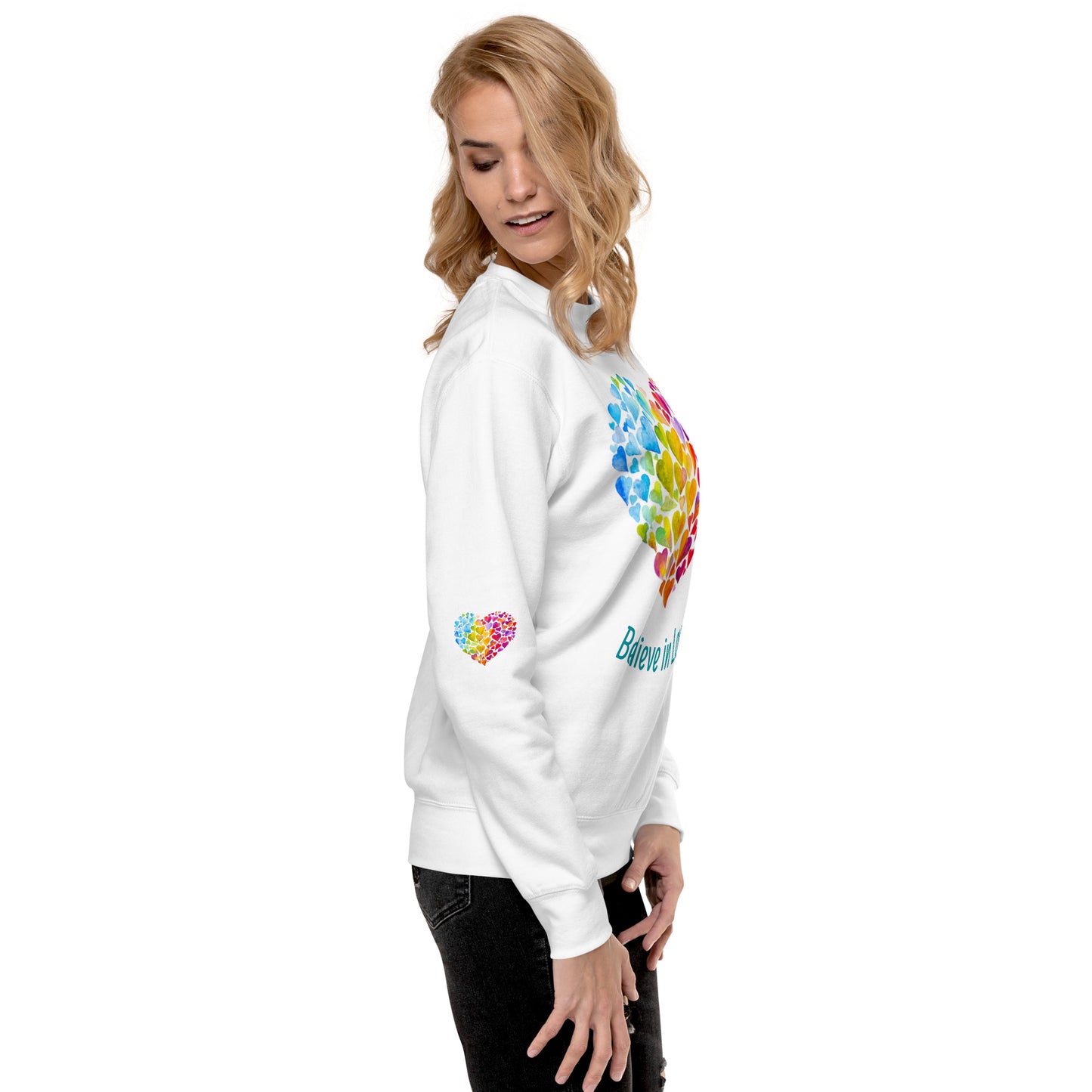 Unisex Love Rainbow Premium Sweatshirt