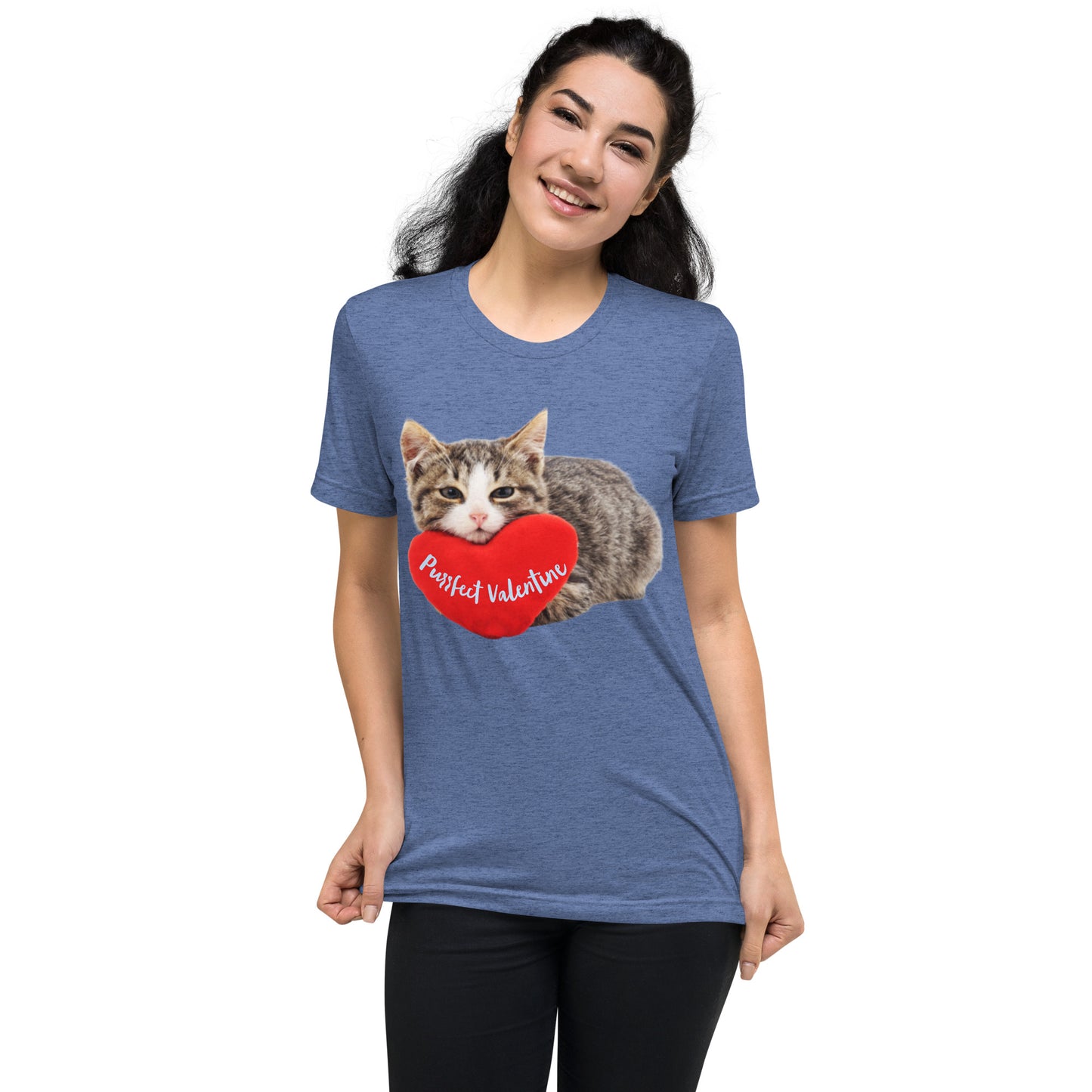 Purrfect Valentine Short sleeve t-shirt