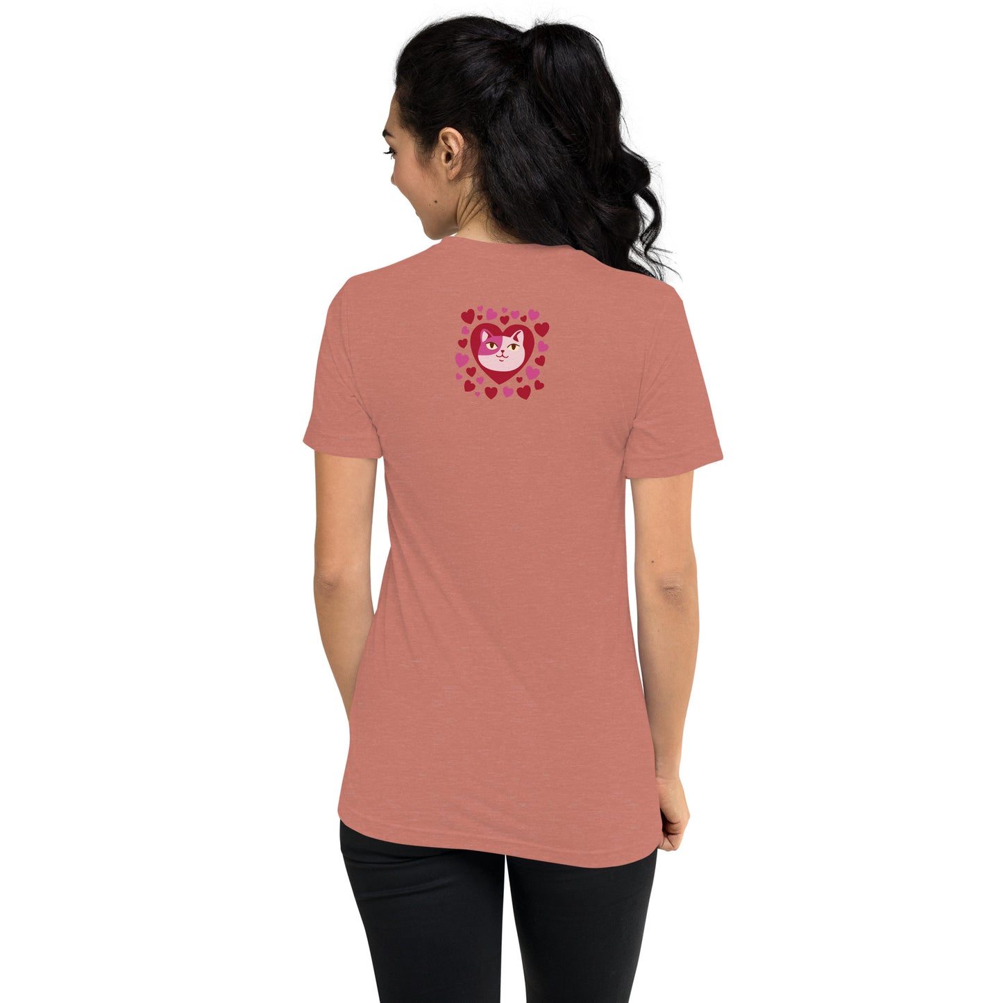 Purrfect Valentine Short sleeve t-shirt