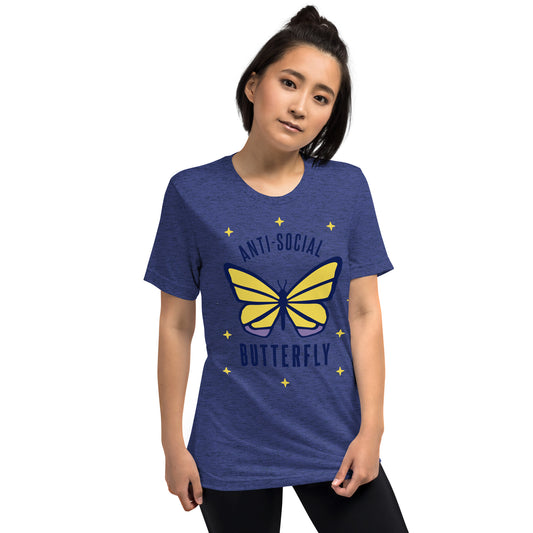 Anti-social Butterfly Short sleeve t-shirt