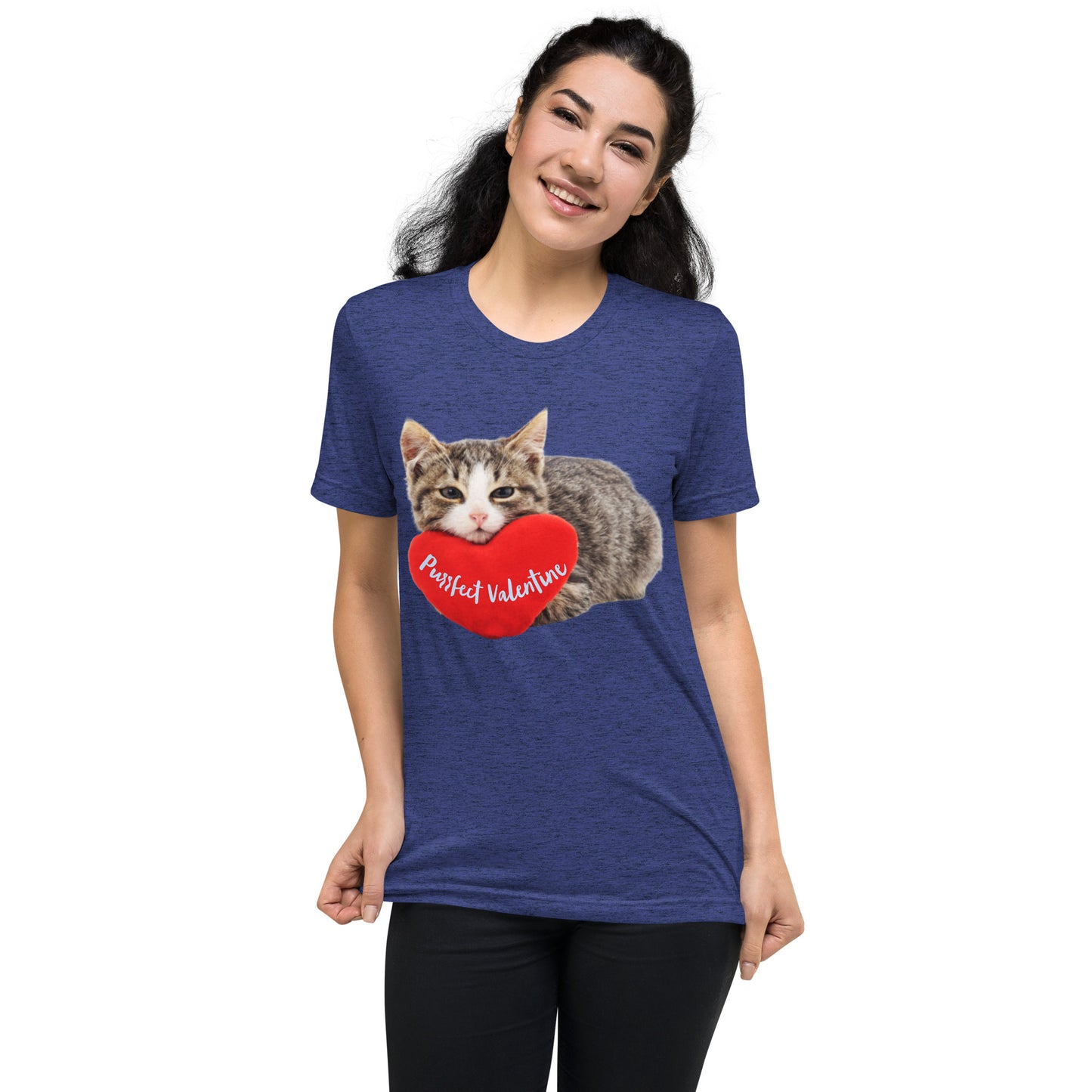 Purrfect Valentine Short sleeve t-shirt