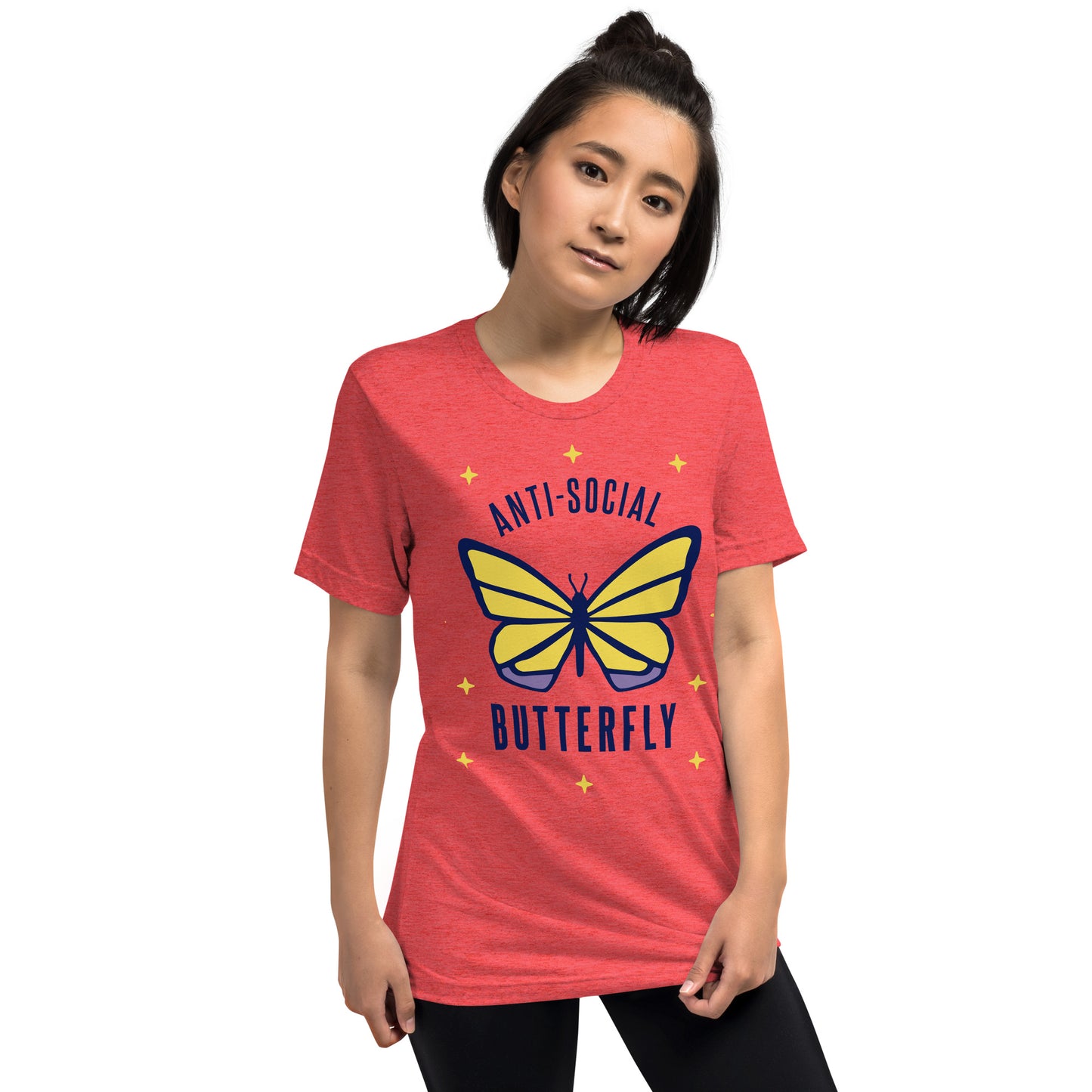 Anti-social Butterfly Short sleeve t-shirt