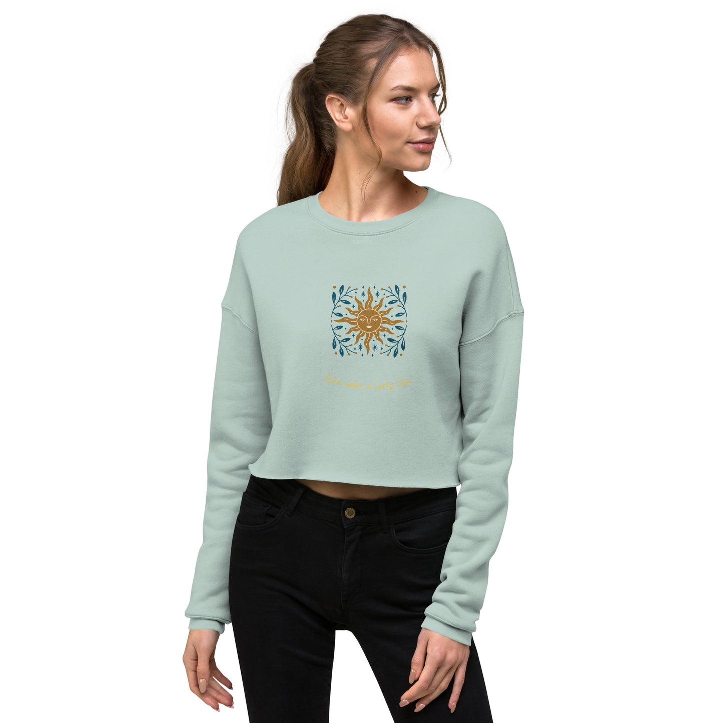 Lucky Star Crop Sweatshirt