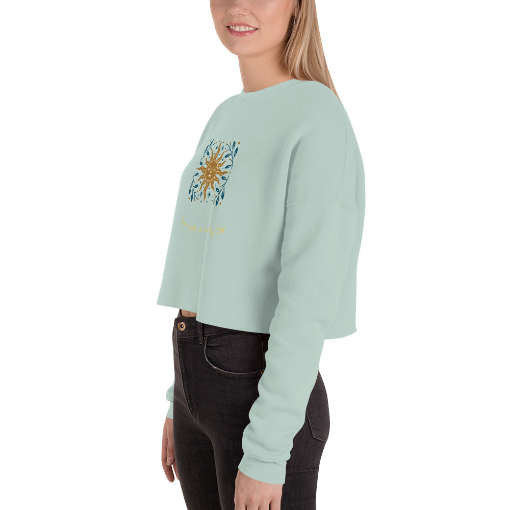 Lucky Star Crop Sweatshirt