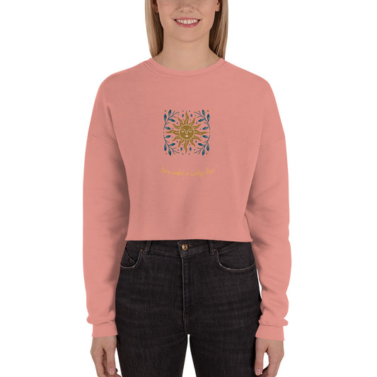 Lucky Star Crop Sweatshirt
